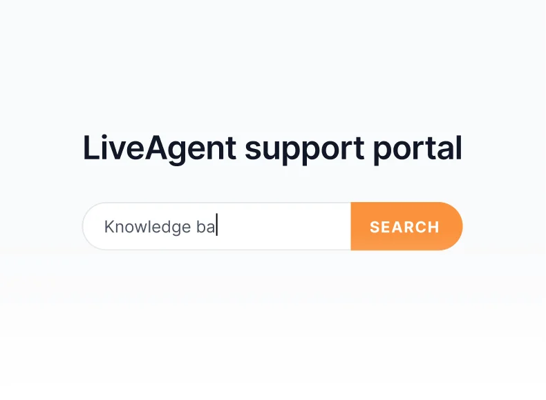 Cơ sở kiến thức LiveAgent với các bài viết, hướng dẫn và cổng FAQ