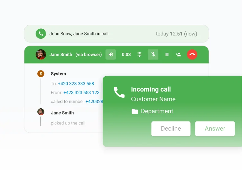 Tổng đài cuộc gọi tích hợp sẵn của LiveAgent với tính năng IVR và gọi lại