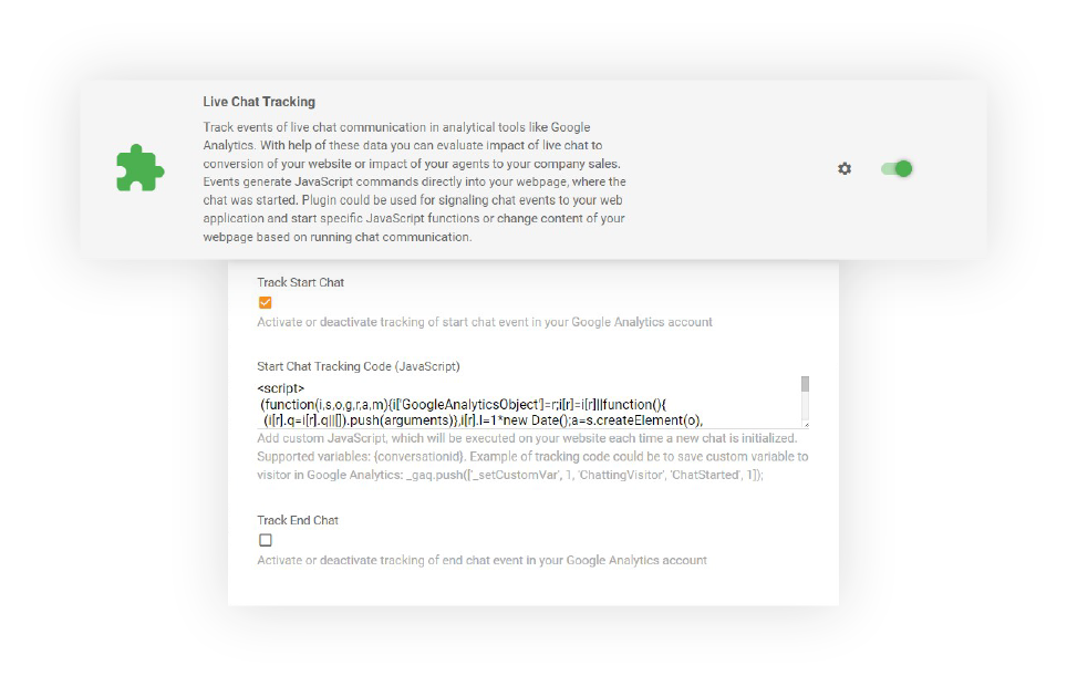 Theo Dõi Chat Nhúng trong LiveAgent