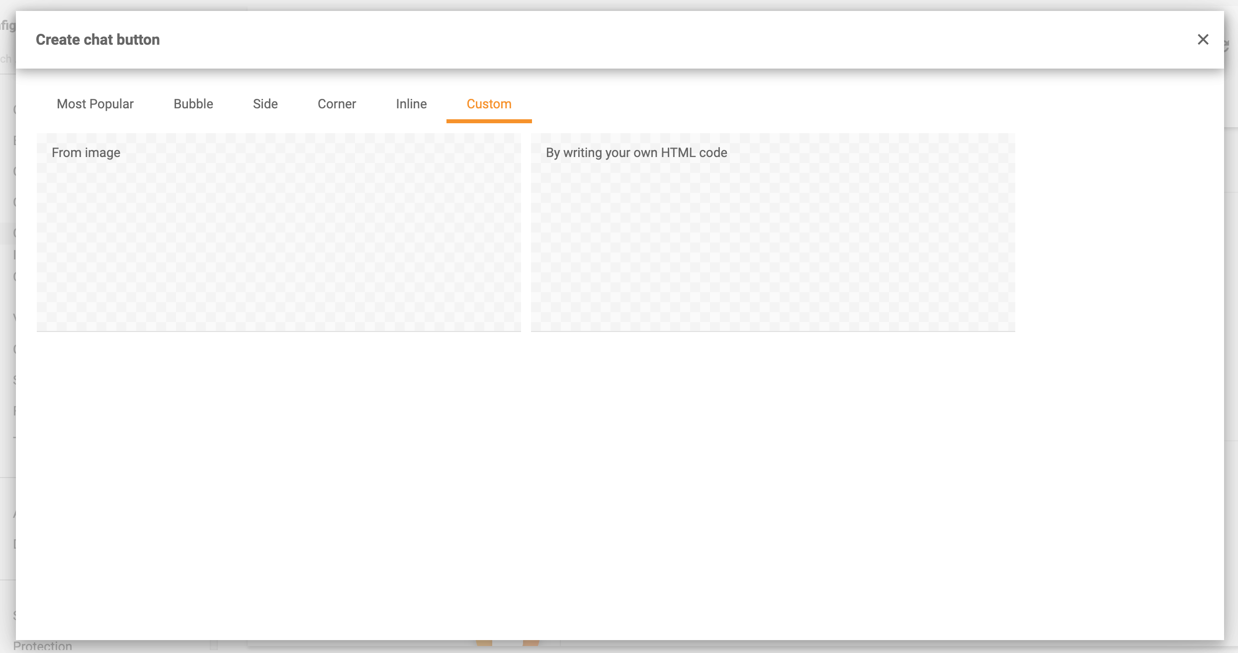 Nút chat tùy chỉnh