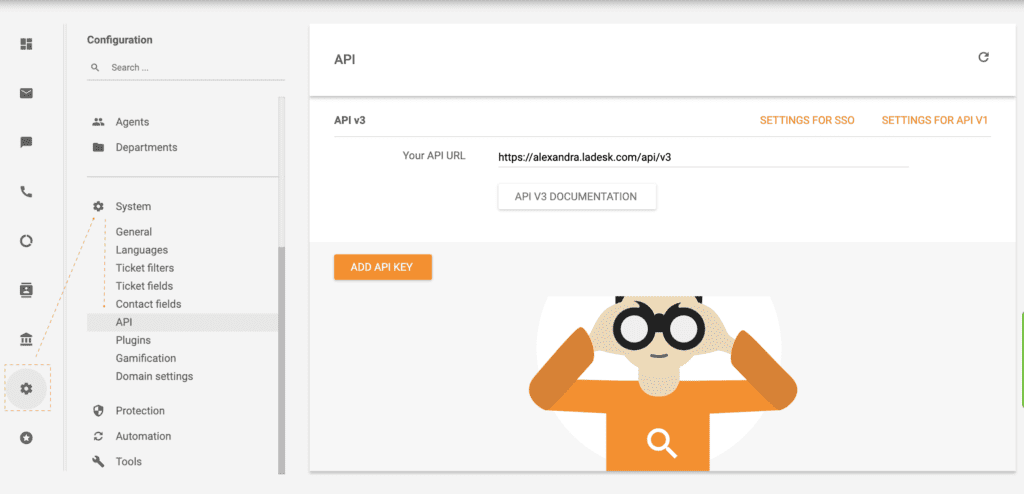 Ví dụ API LiveAgent