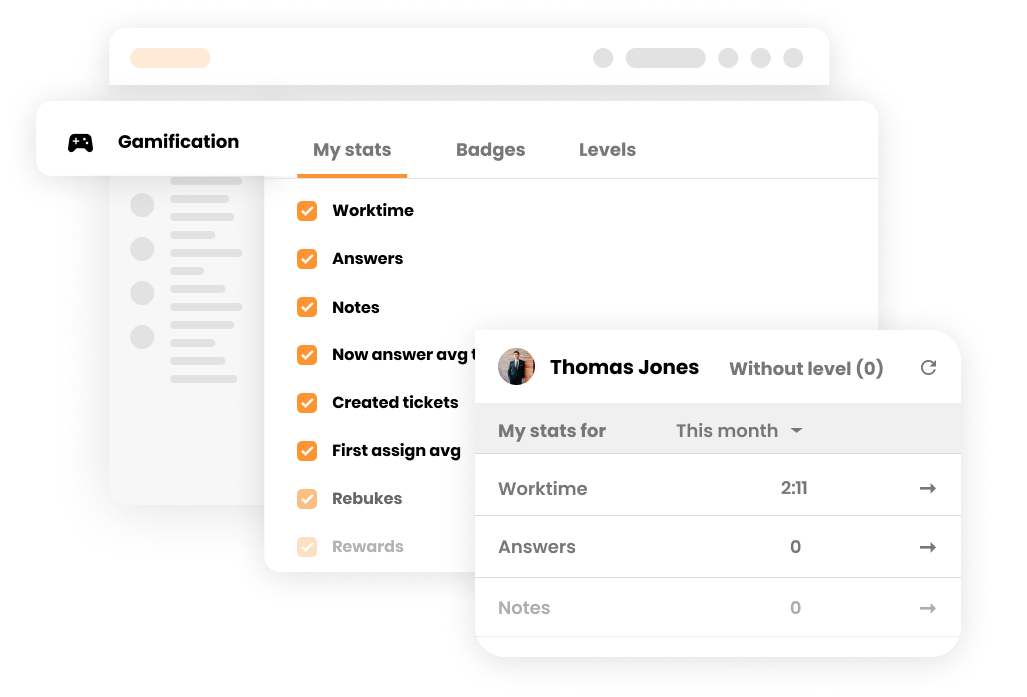 Bảng xếp hạng LiveAgent cho thời gian làm việc