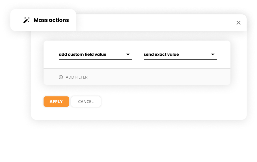 Mockup hành động hàng loạt