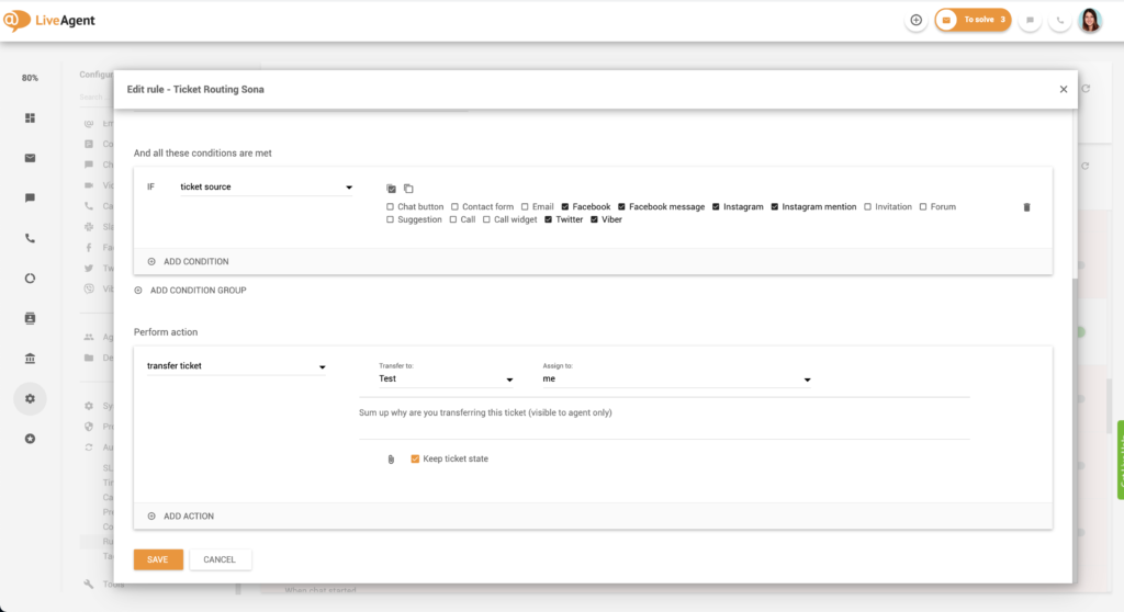 Thiết lập quy tắc định tuyến vé - Phần 2
