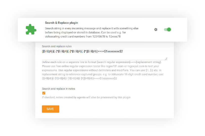 Tính năng Tìm kiếm và Thay thế trong LiveAgent