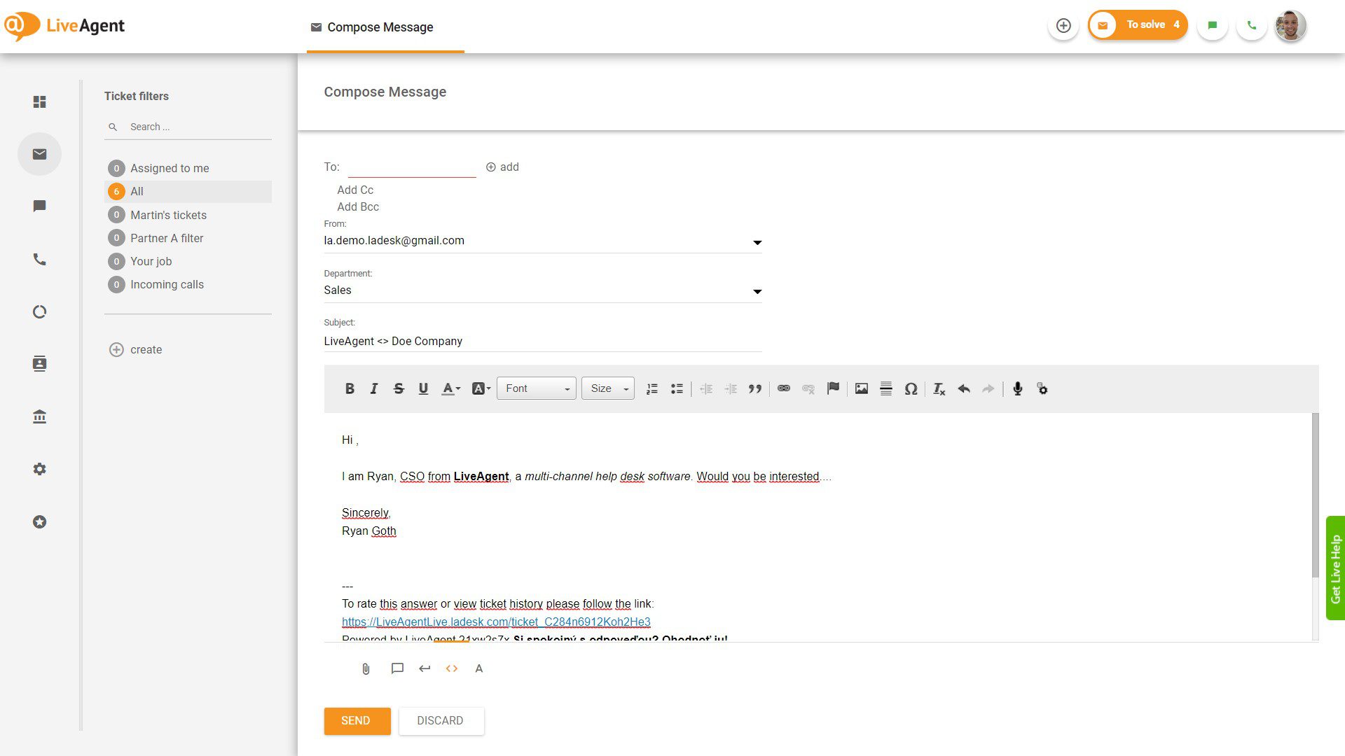 Trình soạn thảo WYSIWYG trong vé mới
