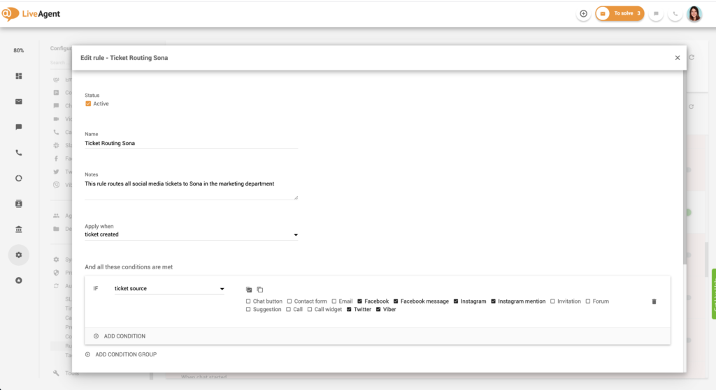 Thiết lập quy tắc định tuyến vé - Phần 1