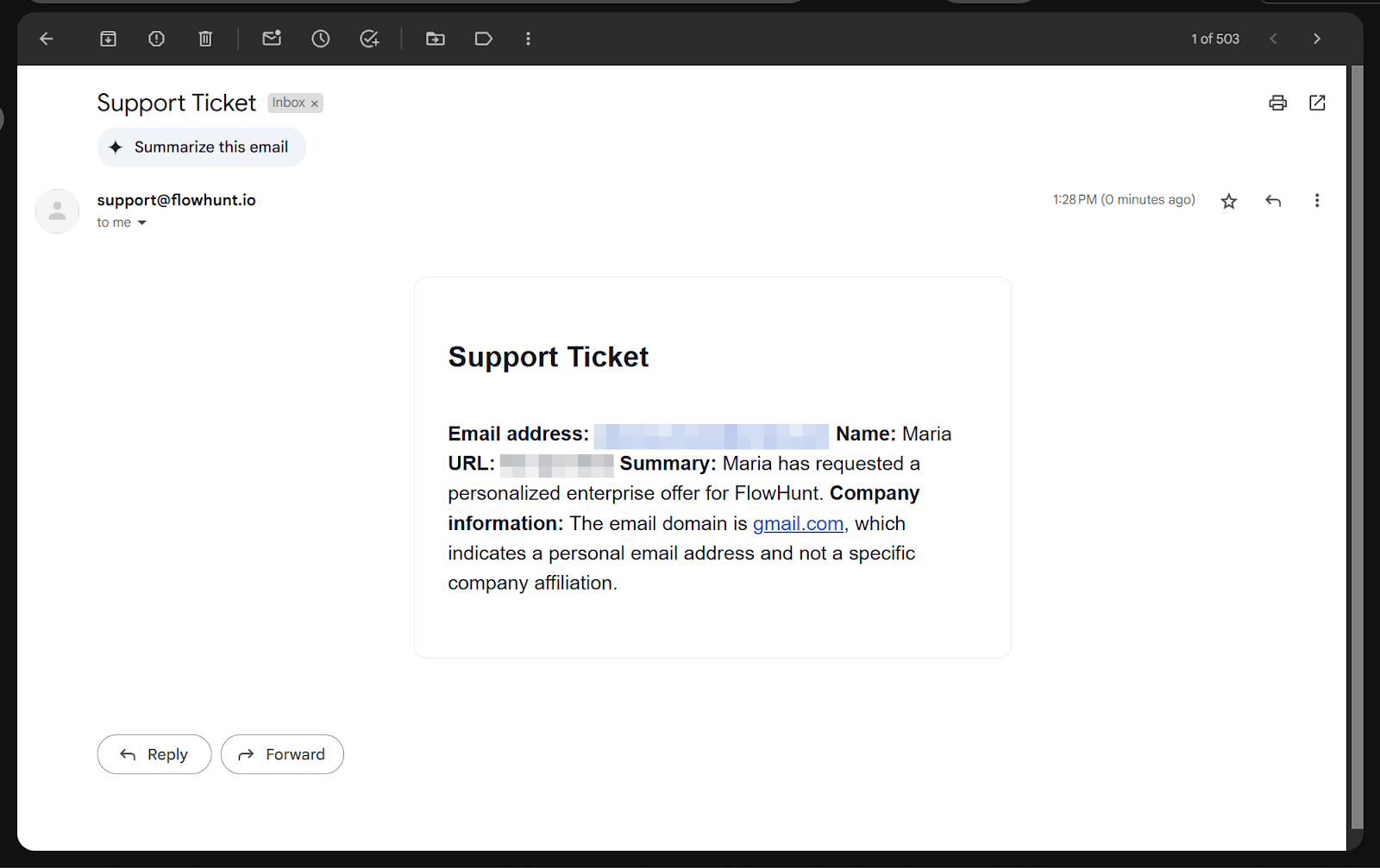 Thông báo Khách hàng tiềm năng từ Chatbot FlowHunt