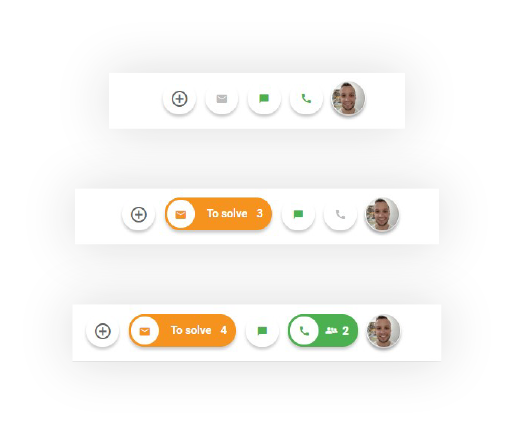 Nút Cần giải quyết trong LiveAgent