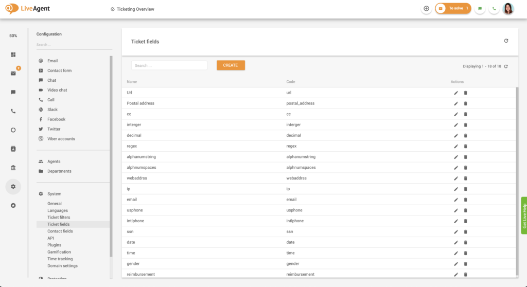 Các tính năng trường vé