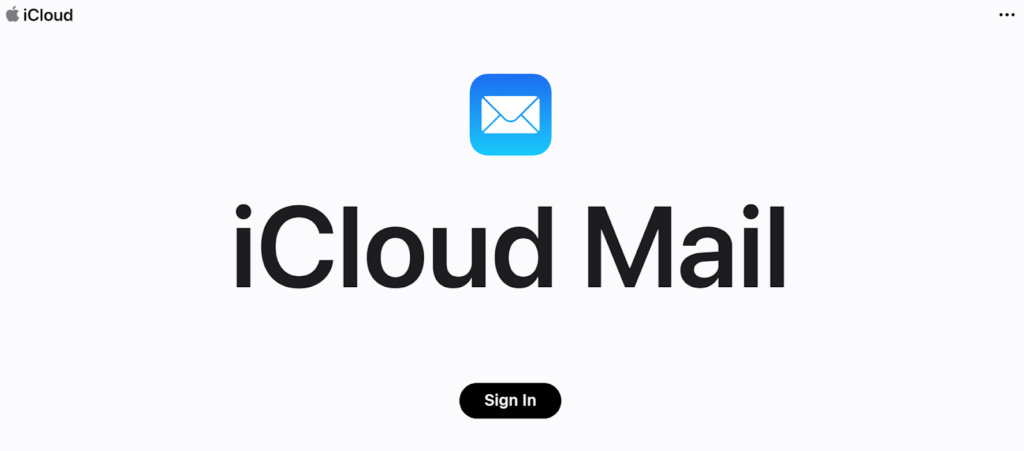 Trang chủ iCloud Mail