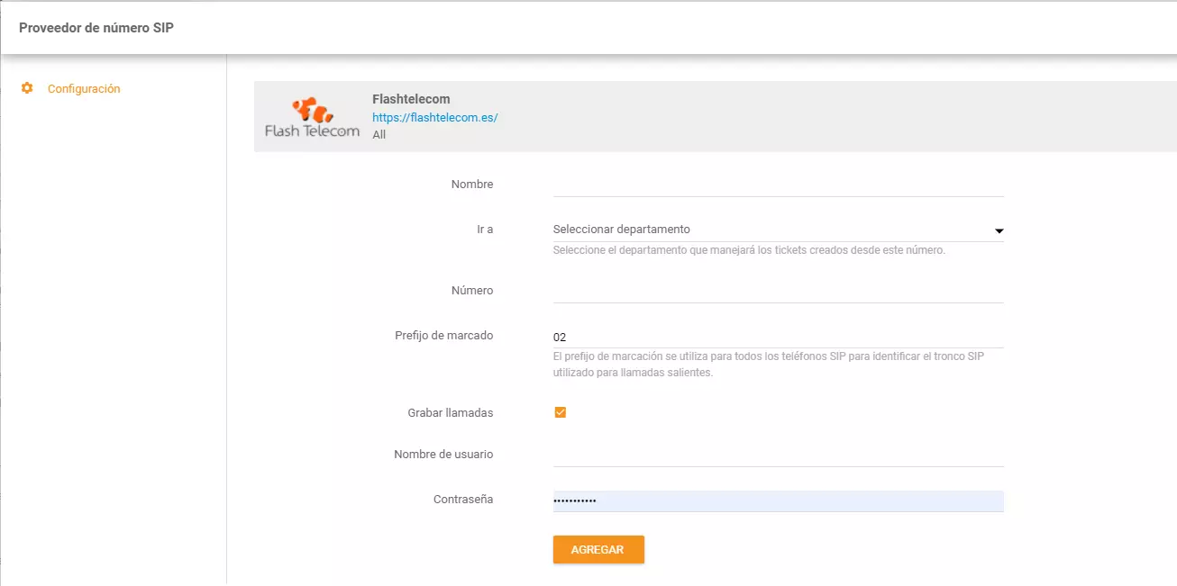 Thông tin xác thực Flash Telecom