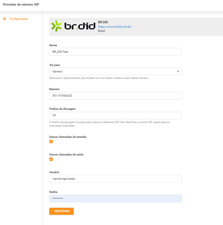 Thông tin xác thực BR DID