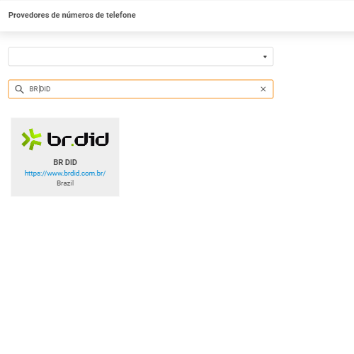 Nhà cung cấp BR DID