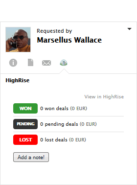 Tích hợp Highrise LiveAgent