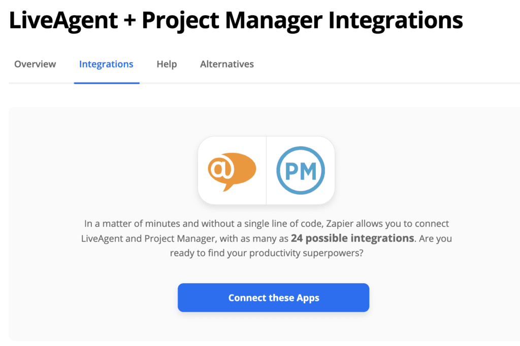 Thiết lập tích hợp Zapier