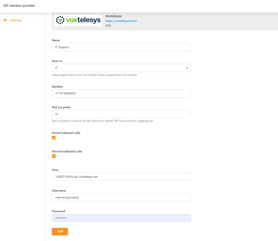 Thông tin xác thực Voxtelesys