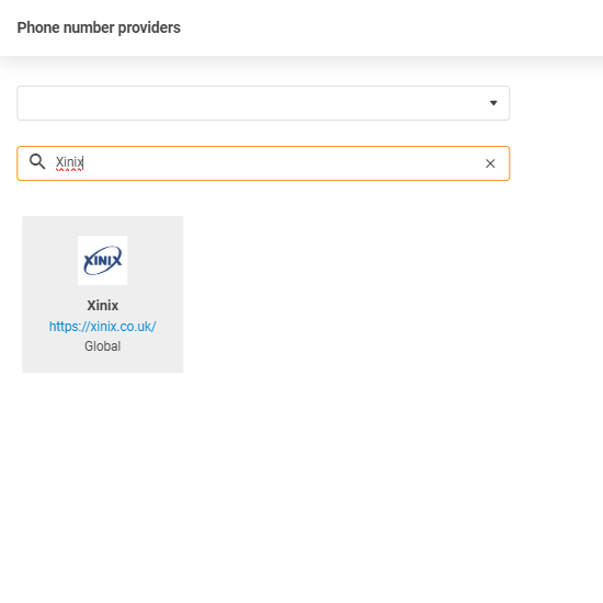 Nhà cung cấp Xinix