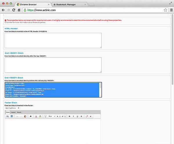 Thiết lập tích hợp Oxatis LiveAgent