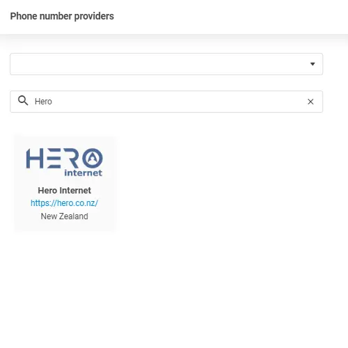 Nhà cung cấp Hero