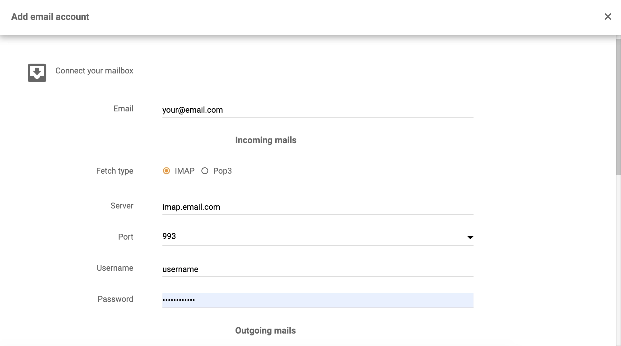 Cisco integration with filled out details in LiveAgent