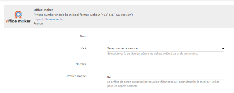 Cấu hình số điện thoại Peoplefone