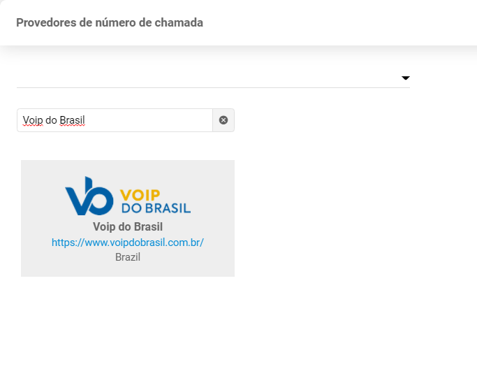 Tìm kiếm Voip do Brasil