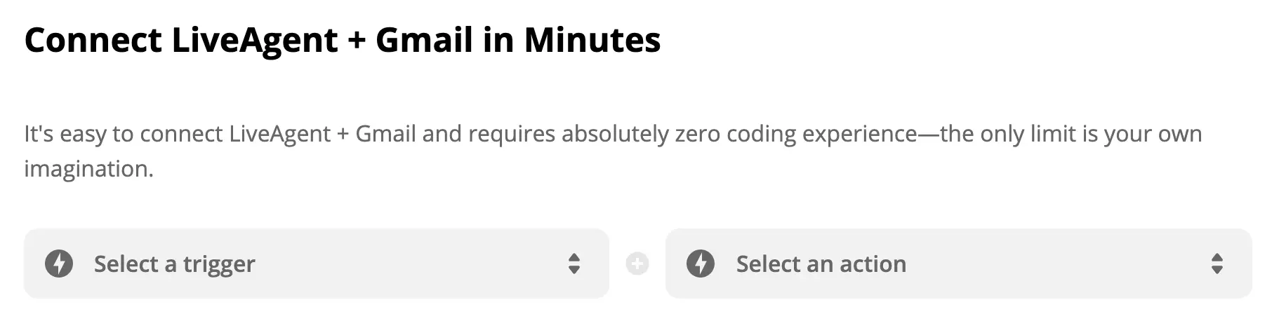 Lựa chọn kích hoạt và hành động