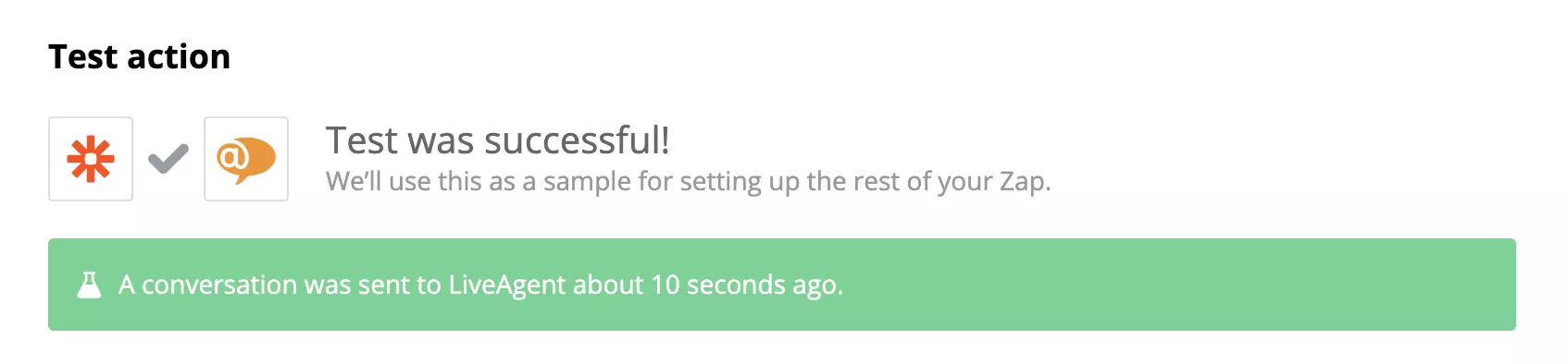 A successful test of HubSpot and LiveAgent integration