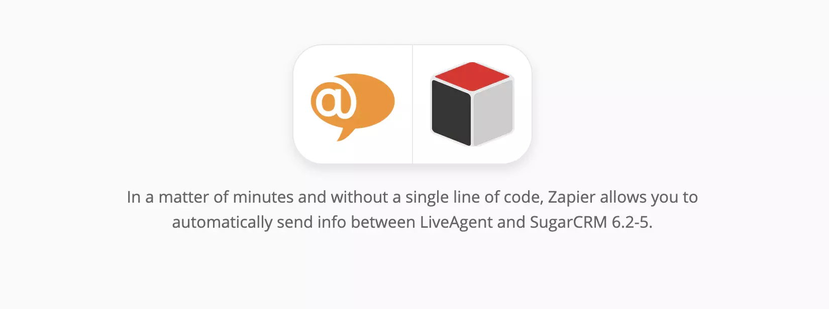Tích hợp LiveAgent và SugarCRM trên Zapier