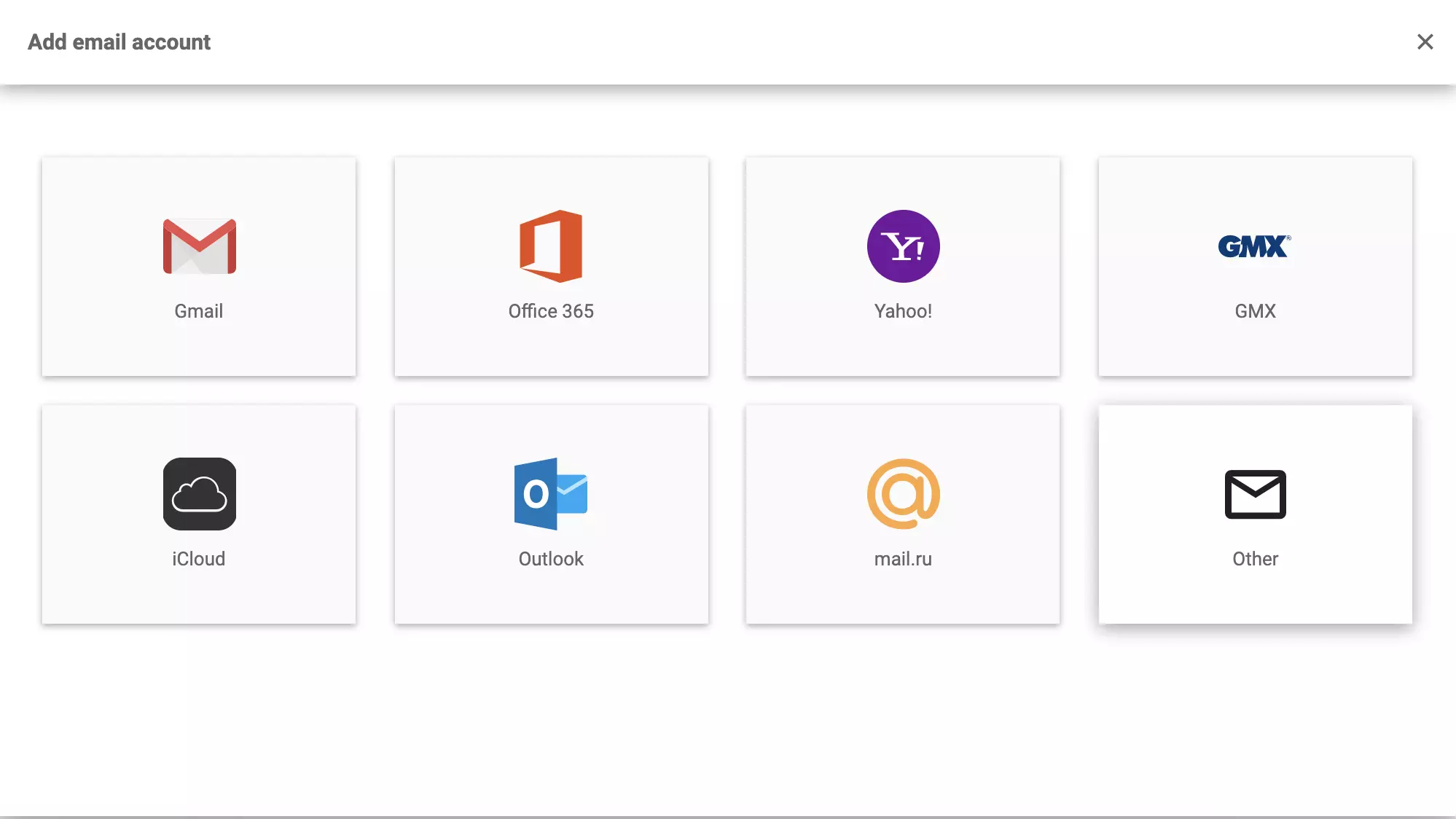 Cấu hình LiveAgent với lựa chọn email