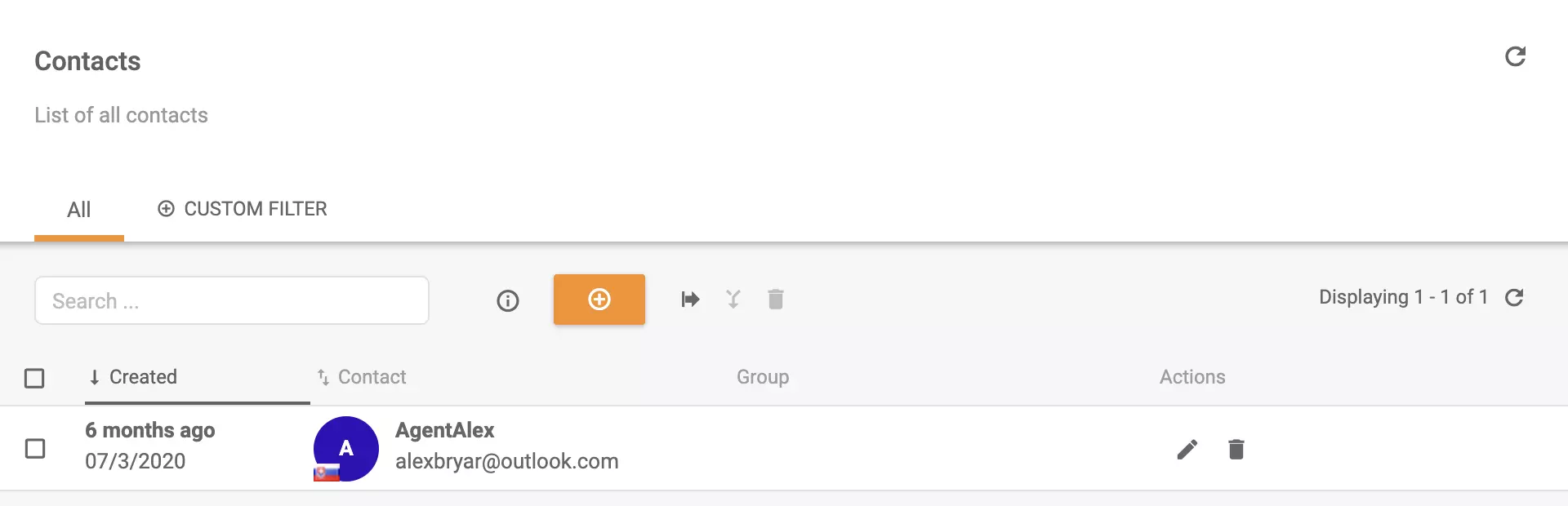 Khách hàng đã được thêm vào LiveAgent nhờ tích hợp thành công với Braintree
