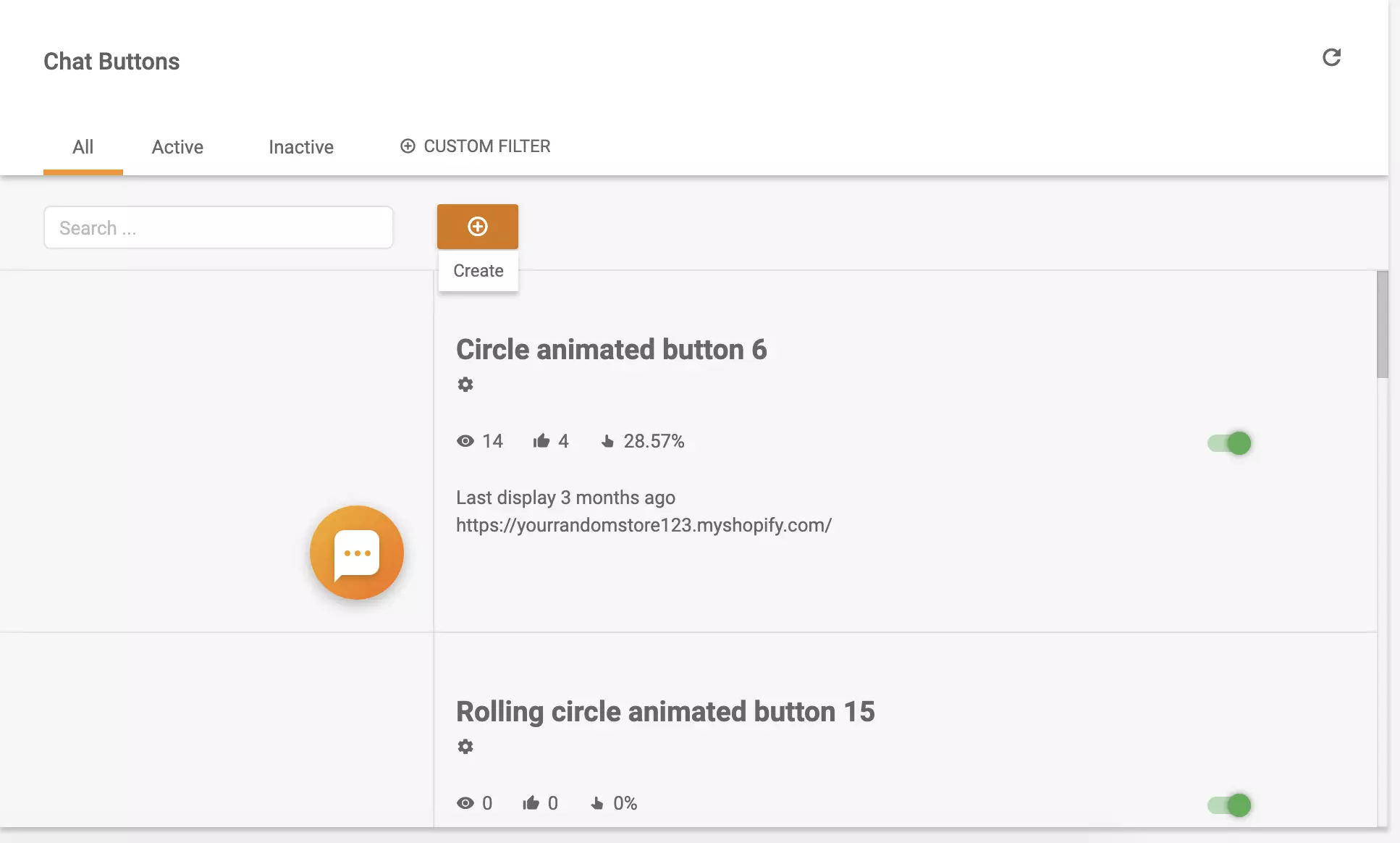 Tạo nút trò chuyện trong LiveAgent để sử dụng sau này trên Silverstripe