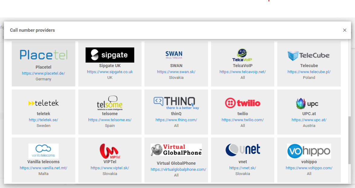 VNet - đối tác VoIP LiveAgent