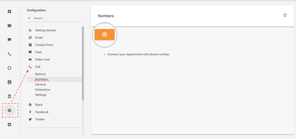 Điều hướng Số của LiveAgent