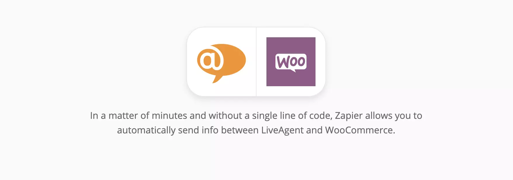 Tích hợp LiveAgent và WooCommerce trên Zapier