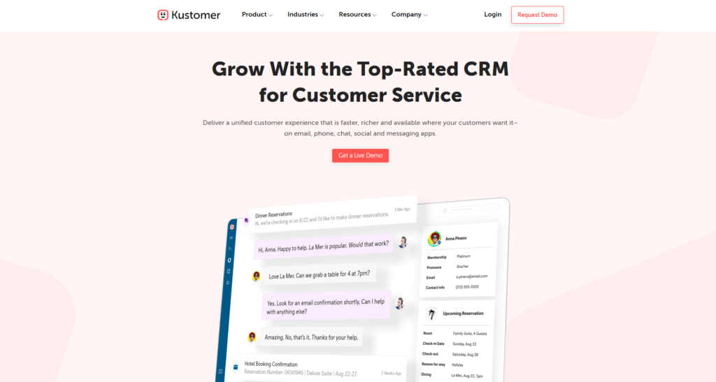 Trang chủ Kustomer