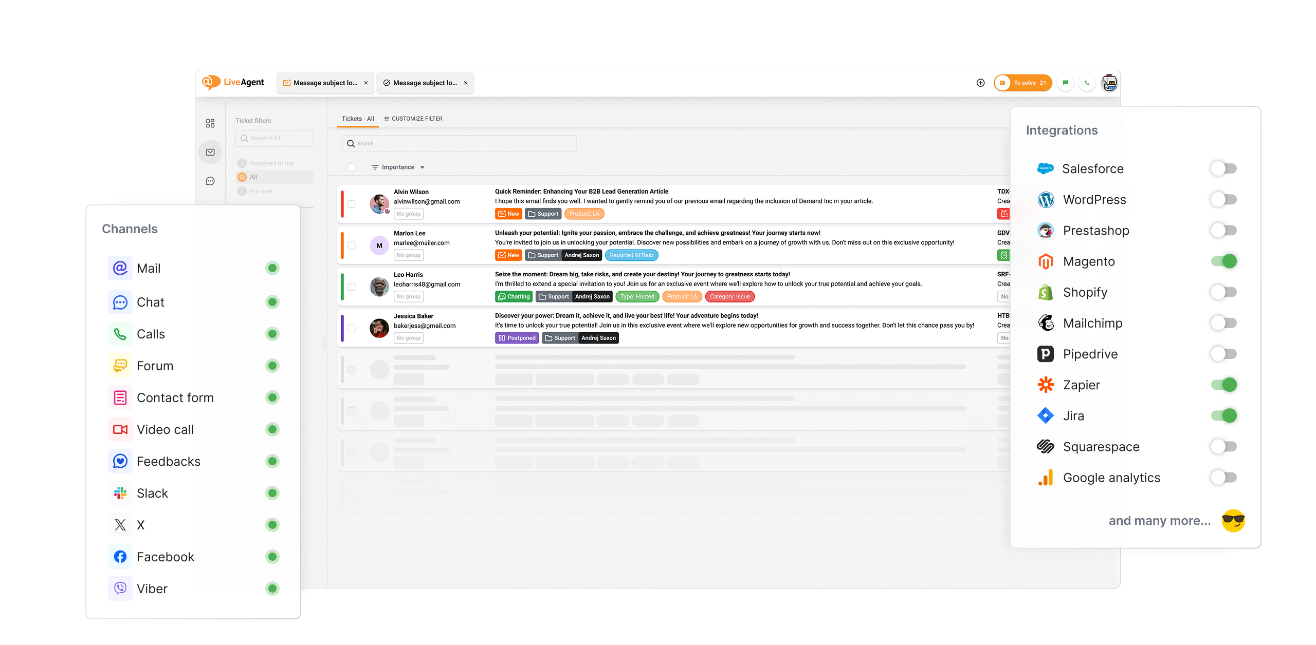 Kết nối với khách hàng của bạn trên tất cả các kênh