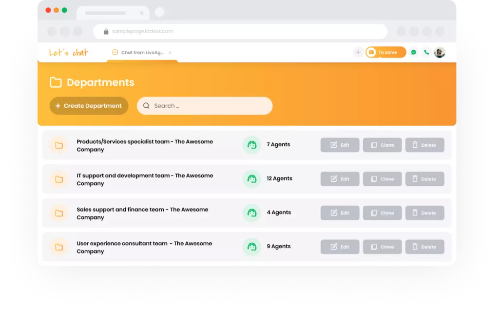 Bộ phận và thẻ