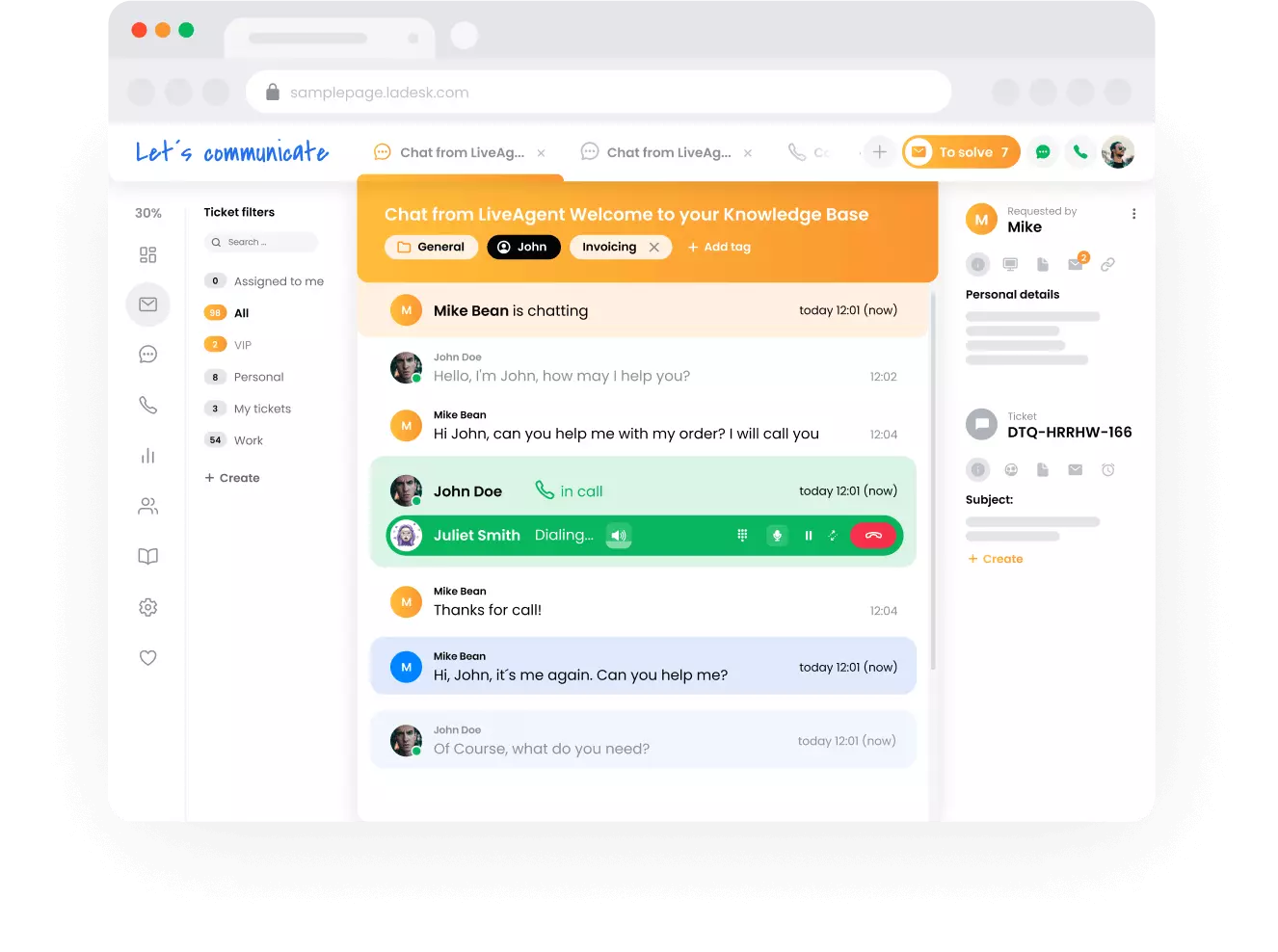 Chế độ xem đội hỗ trợ