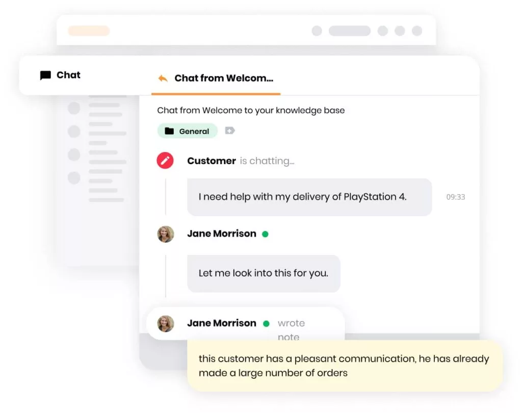 Ticket nội bộ và ghi chú