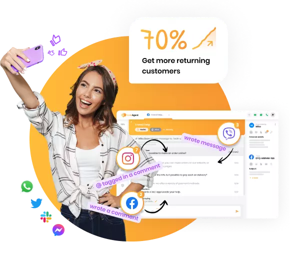 Nhận khách hàng quay lại