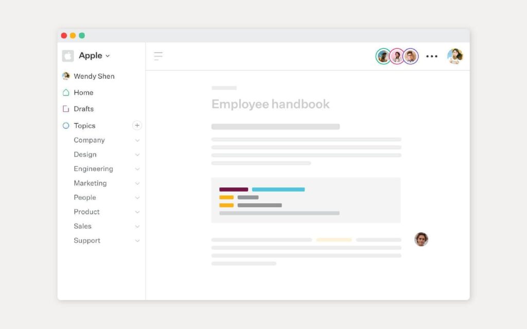 Ảnh chụp giải pháp cơ sở kiến thức của Slab