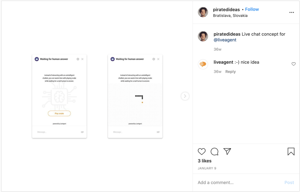 Đề cập bình luận Instagram