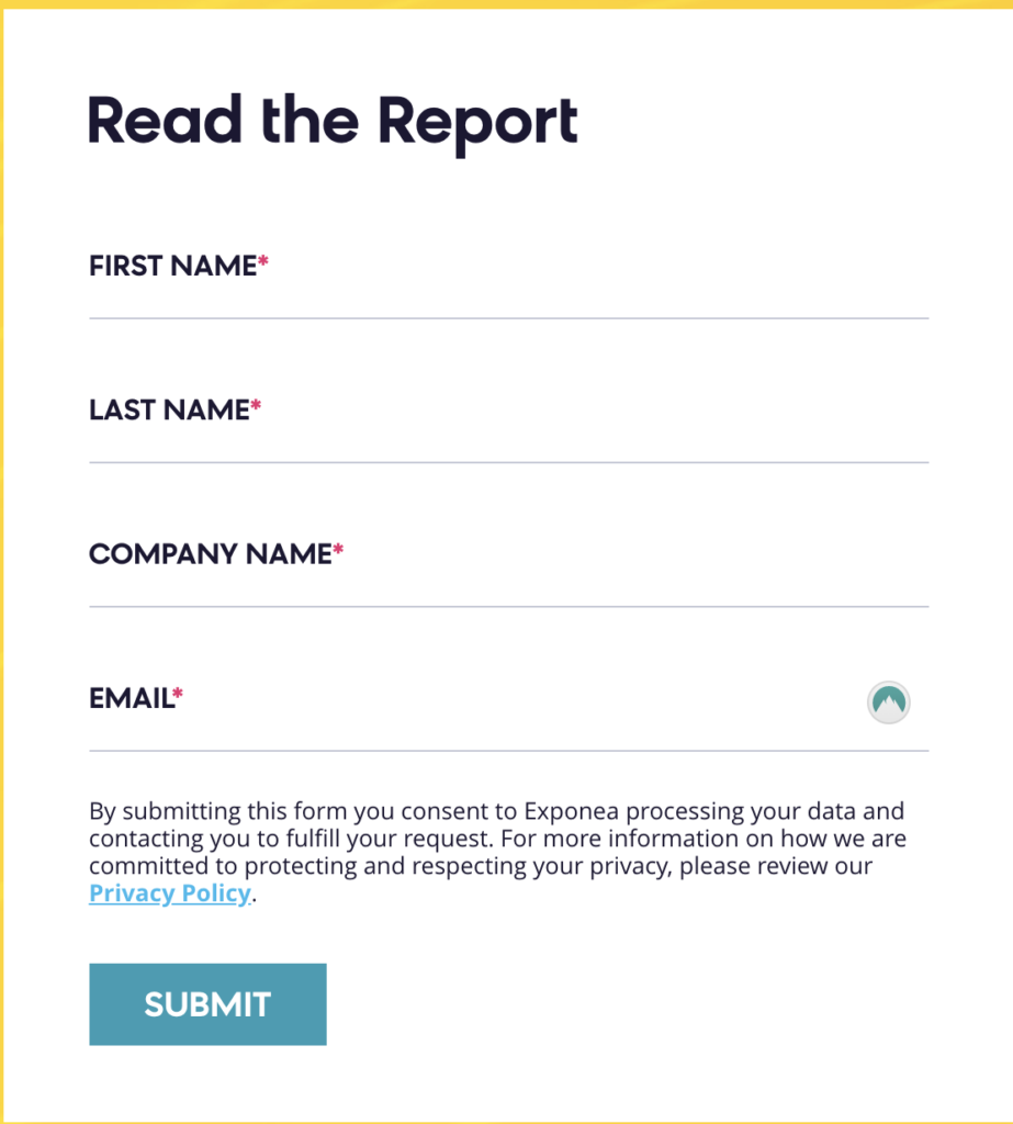 Báo cáo được bảo vệ của Exponea