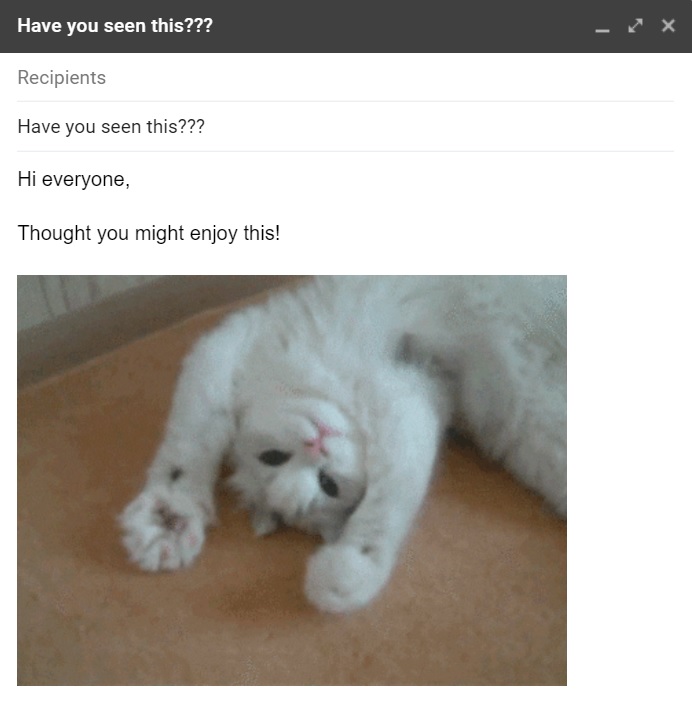 Ví dụ email tồi - Bạn đã thấy cái này chưa???