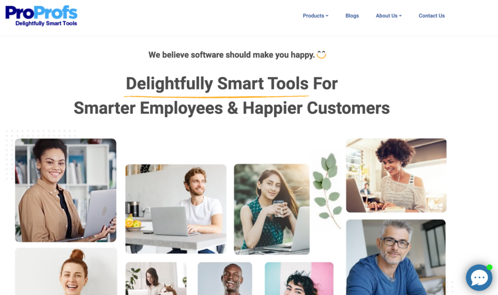 Trang chủ phần mềm cơ sở kiến thức ProProfs