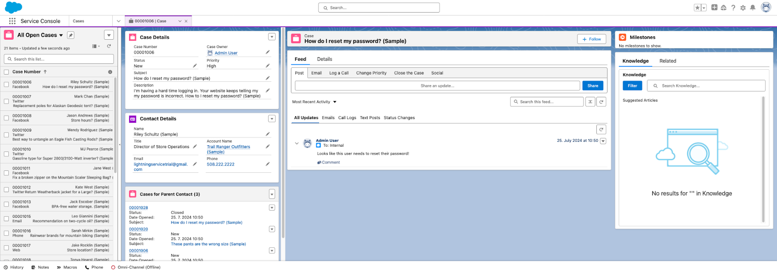 Phần Mềm Dịch Vụ Khách Hàng Salesforce Service Cloud